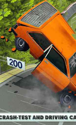 Car Crash Driving Simulator: Beam Car Jump Arena 4