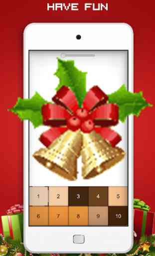 Christmas Pixel Art Coloring App - Color by Number 4