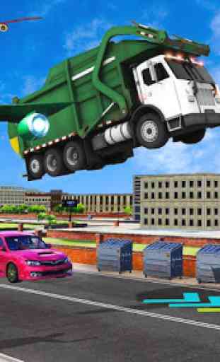 ciudad volador basura camión conducción simulador 2