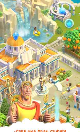Divine Academy: granja y ciudad con dioses griegos 1