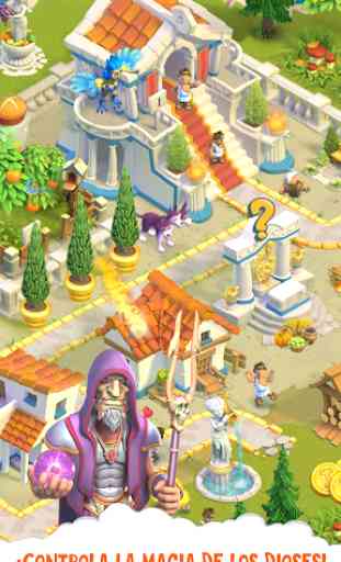 Divine Academy: granja y ciudad con dioses griegos 2