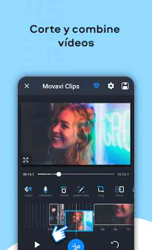 Editor de videos Movavi Clips 3