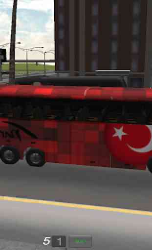 Football Team Bus Driver 3D 2