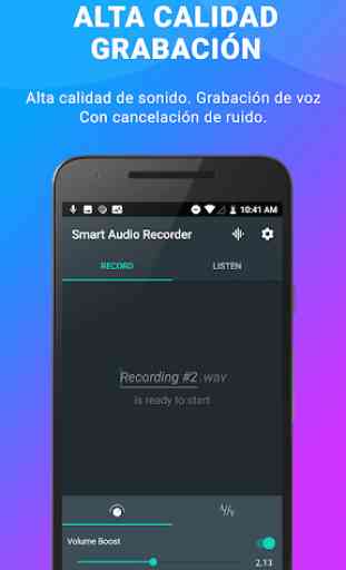 Grabadora de Voz & Grabador de Sonido Cortador MP3 2