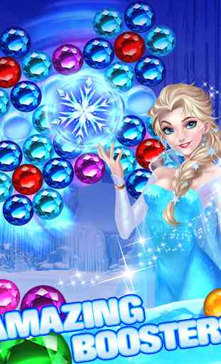 Juego de la reina del hielo de la burbuja 3