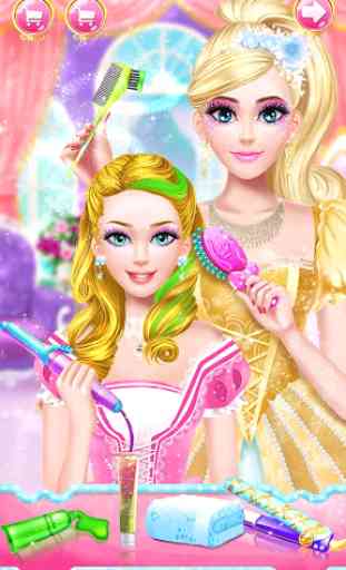 Juego de vestir y maquillaje : princesas 3