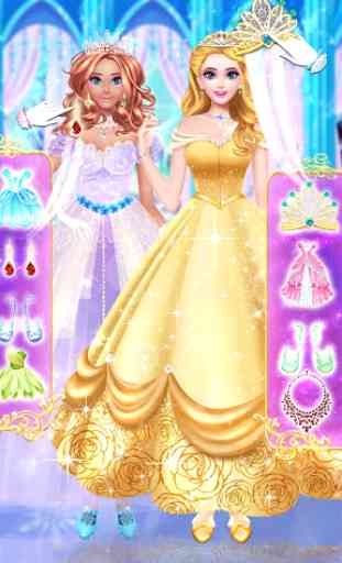 Juego de vestir y maquillaje : princesas 4