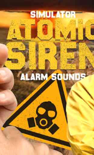 La alarma de la sirena atómica suena simulador 1