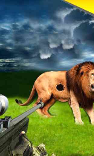 La caza del león salvaje ciervos la supervivencia 3