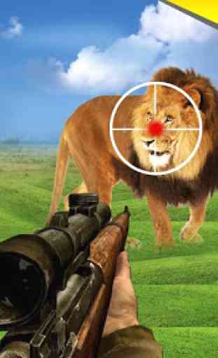 La caza del león salvaje ciervos la supervivencia 4