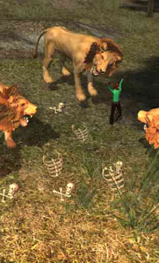 Lion Attack 3D Simulator 3