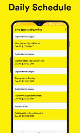 Live Football Sports Score and TV Guide Schedule 1