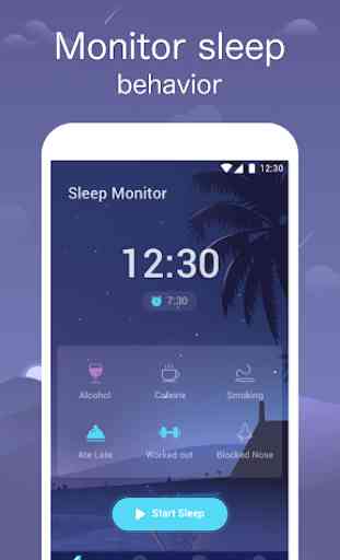 Monitor de sueño: ciclo de sueño, análisis, música 2