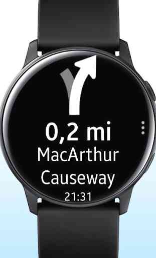 Navigation Pro: Google Maps Navi en reloj Samsung 2