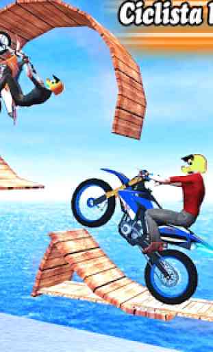 Nuevo Motocicleta Truco Pista 3D- juegos de motos 3