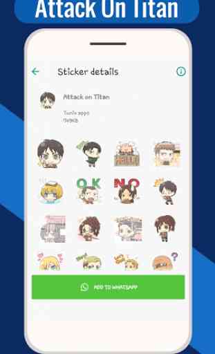 Pegatinas de anime para WhatsApp 1