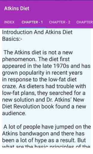 Plan de dieta de Atkins - Lista de alimentos 2