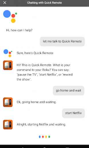 Quick Remote for Google Home/Assistant & Roku 1