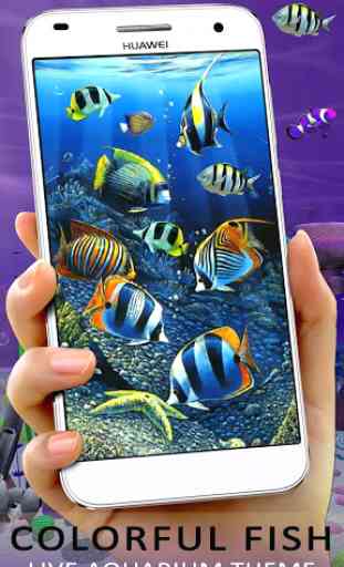 Realista 3D Koi Fish Aquarium Wallpaper App 2