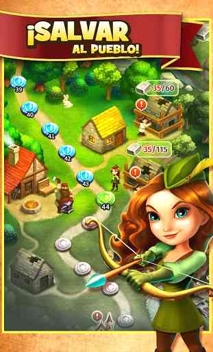Robin Hood Legends - Un Juego de Puzzles Merge 3 2