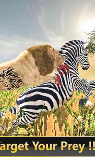 Safari león salvaje simulador 3d 1