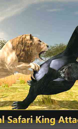 Safari león salvaje simulador 3d 3