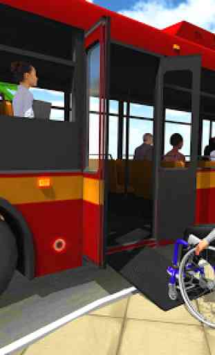 simulador de autobús 2018: conducción en ciudad 4