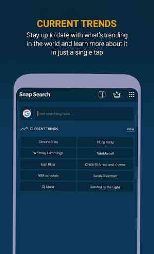 Snap Search: Incognito Anonymous Search & Browser 4