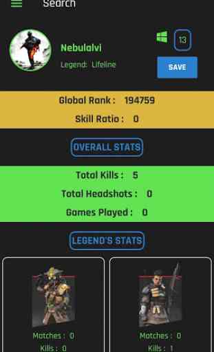Stats Tracker for Apex Legends 3