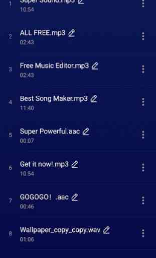 Super Sound - Editor de música gratis 4