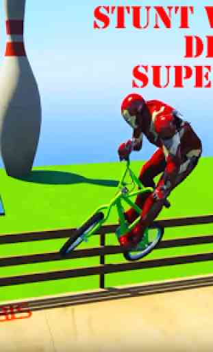 Superhéroes Bmx Tricky Racing Games 4
