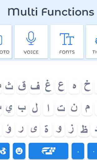 Teclado árabe: fuentes, emojis, GIF y foto 2020 1