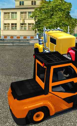 transporte de excavadora: simulador de montacargas 1