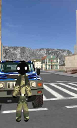 US Army Stickman Rope Hero counter OffRoad 3