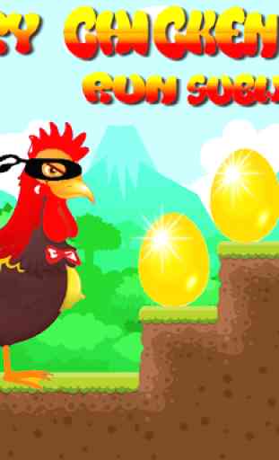 Angry Chicken Run Subway - Juego Gratis 1