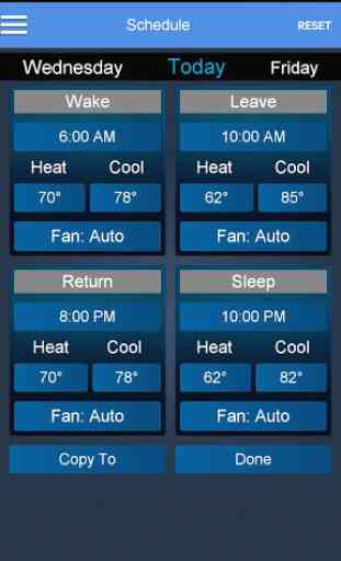 Aprilaire Wi-Fi Thermostat App 2