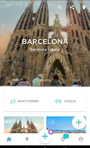 Barcelona Guía turística con mapa  1