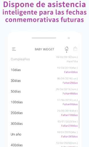 Bebé Widget - Widget calculadora de meses de bebé 4