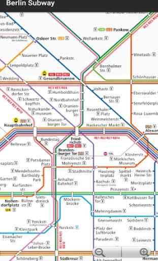 Berlin Subway Map 1