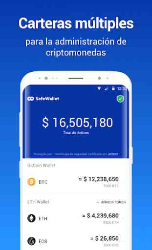 Billetera Bitcoin y ETH – SafeWallet con DApps 3