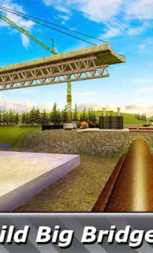 Bridge Building: Construction Machines Simulator 1