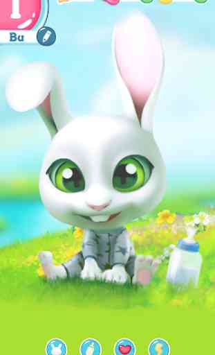 Bu el bebé conejo - Mascota virtual a cuidar 1
