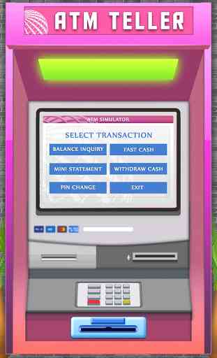 Cajero virtual Simulador Bancario Cajero Juego 2