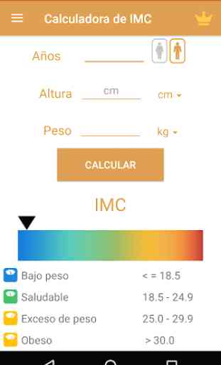 Calculadora IMC - Calcular indice de masa corporal 4