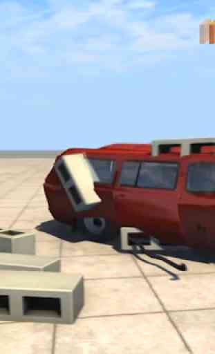 Car Crash Test UAZ BUHANKA 3