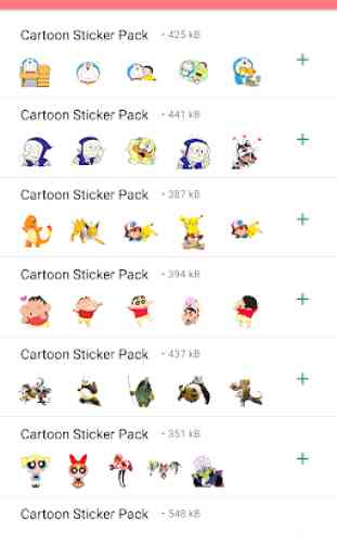 Cartoon Stickers for Whatsapp - WAStickerApps 1