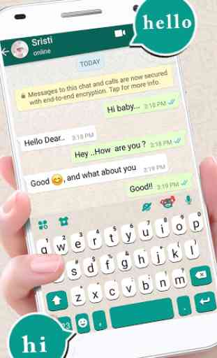 Chat Messenger  teclado 1