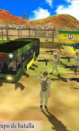 Conducir Ejército Autobús Transporte Duty Soldier 1