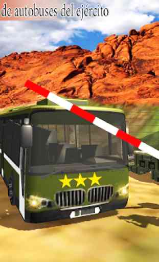 Conducir Ejército Autobús Transporte Duty Soldier 2