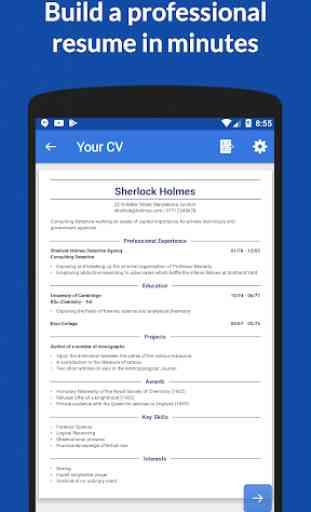 CV Engineer: Free Resume Builder App, PDF CV Maker 1